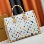 Louis Vuitton X TM Multicolored Onthego MM In White
