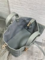 Dior Toujours Medium Bag Faux in Beige Macrocannage Calfskin - Image 7