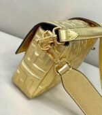 Top Quality Replica Fendi Medium Baguette Bag In Gold FF - Image 6