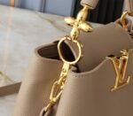Louis Vuitton Capucines BB Handbag In Galet Gray - Image 8