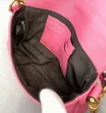 Top Quality Faux Fendi Small Baguette Bag In Pink FF - Image 3