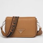 Prada Flap Shoulder Bag Fake in Brown