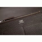 Chocolate knockoff Hermes Dogon combine wallet - Image 3