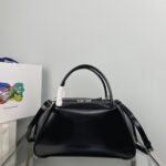 Prada Supernova Medium Bag Knockoff in Black Brushed - Image 5