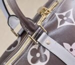 LV Spring 2022 Keepall 45 Travel Bag In Sunset Kaki - Image 8