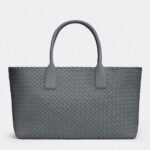 Top Quality Replica Bottega Veneta Cabat Medium Bag In Thunder Intrecciato Lambskin
