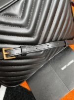 Replica Saint Laurent Lou Camera Bag Black - Image 7