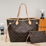 Louis Vuitton Monogram Canvas Neverfull MM Tote In Beige