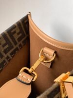 Top Quality Replica Fendi Sunshine Large Tote Bag in Brown FF Jacquard Fabric - Image 2