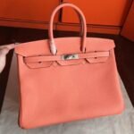Crevette Shade Premium Knockoff Hermes Birkin 35cm Bag
