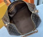 Louis Vuitton Monogram Dust Canvas Keepall Bandouliere 50 In Brown - Image 6