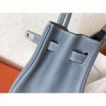 Hermes Birkin 25cm Blue Lin High-End Copy - Image 4