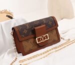 Louis Vuitton Monogram Reverse Canvas Dauphine Chain Wallet - Image 2