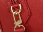 Louis Vuitton Monogram Empreinte Speedy Bandouliere 25 Handbag In Red - Image 8