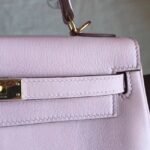 Rose Dragee Swift Replica High Quality Hermes Kelly Retourne 28cm Bag - Image 8