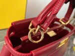 Top Quality Knockoff Fendi Peekaboo Mini Bag In Red Nappa Leather - Image 2