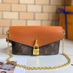 Louis Vuitton Monogram Canvas Padlock On Strap Bag In Caramel