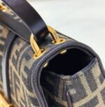 Top Quality Fake Fendi C’mon Small Bag in FF Jacquard Fabric - Image 5