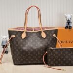 Louis Vuitton Monogram Canvas Neverfull MM Tote In Peony Pink