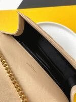 Fake Saint Laurent Envelope Small Bag Beige - Image 9