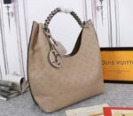 LV Mahina Carmel Hobo In Galet Gray - Image 2