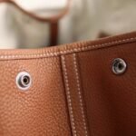 Brown Knockoff Hermes Garden Party 36cm Practical Canvas Tote - Image 4