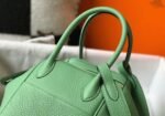 Replica Hermes Lindy 30cm bag in vert criquet shade - Image 5