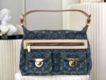 Louis Vuitton Monogram Denim Baggy PM Blue