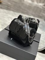 NIKI BABY CHAIN BAG IN CROCODILE-EMBOSSED LEATHER - Image 8