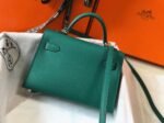 Hermes Kelly Mini II Bag Replica in Vert Vertigo - Image 2