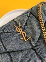 PUFFER TOY BAG IN CANVAS AND SMOOTH LEATHER - Image 5