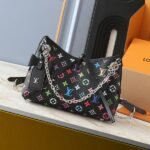 LV X TM Multicolored CarryAll BB In Black