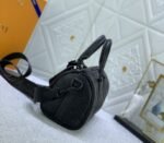 Louis Vuitton Taurillon Monogram Leather Keepall Bandouliere 25 In Black - Image 4
