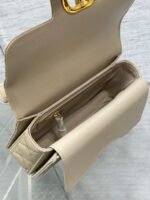 Dior Small Jolie Top Handle Bag Knockoff in Beige Cannage Calfskin - Image 4