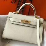 Hermes Kelly Mini II Bag Replica in White