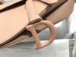 Dior Saddle Bag Replica in Blush Ultramatte Calfskin - Image 5