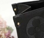 Louis Vuitton Monogram Empreinte Giant Onthego GM Tote In Black - Image 9