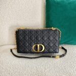 Dior Caro Large Bag Fake in Black - Image 5