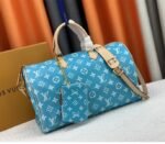 Louis Vuitton Speedy P9 Bandouliere 40 Bag In Turquoise - Image 2