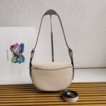 Prada Arque Shoulder Bag with Flap Replica in Beige - Image 2