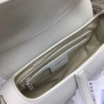 Dior Saddle Bag Fake in White Ultramatte Calfskin - Image 3