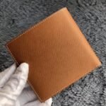 Brown top replica Hermes Copernic compact wallet