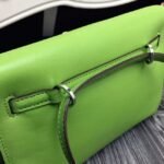 Green Swift Leather Top Replica Hermes Kelly Danse Convertible Bag - Image 3
