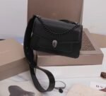 Fake Bvlgari Serpenti Forever Medium Crossbody Bag with Chain Noir - Image 3