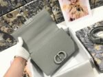 Dior 30 Montaigne Medium Bag Replica in Grey Ultramatte Grained Calfskin - Image 7