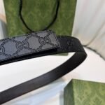 Square G reversible leather belt - Image 7