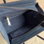 Celine Micro Luggage Tote Bag Imitation in Navy Blue - Image 4