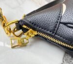 Louis Vuitton Bicolor Monogram Empreinte Leather Bagatelle Mini Hobo In Black - Image 8