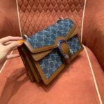 Gucc1 denim shoulder bag - Image 2