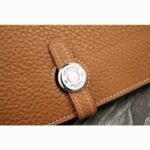 Brown best replica Hermes Dogon combine wallet - Image 3